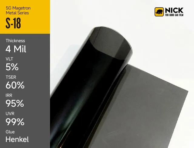 Udforsk Smetallic Tint Film og Window Metalized Film for ultimativ bilbeskyttelse